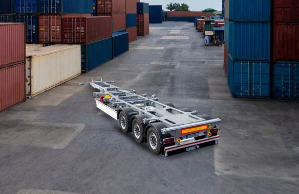 Container Chassis Hafenterminal