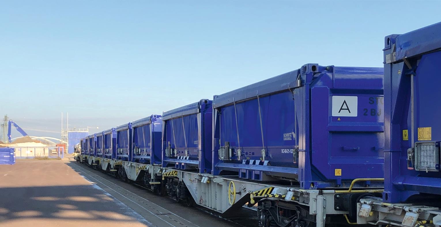 Swap tipping bulk container WKI
