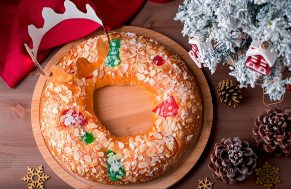 Spanischer Dreikönigskuchen