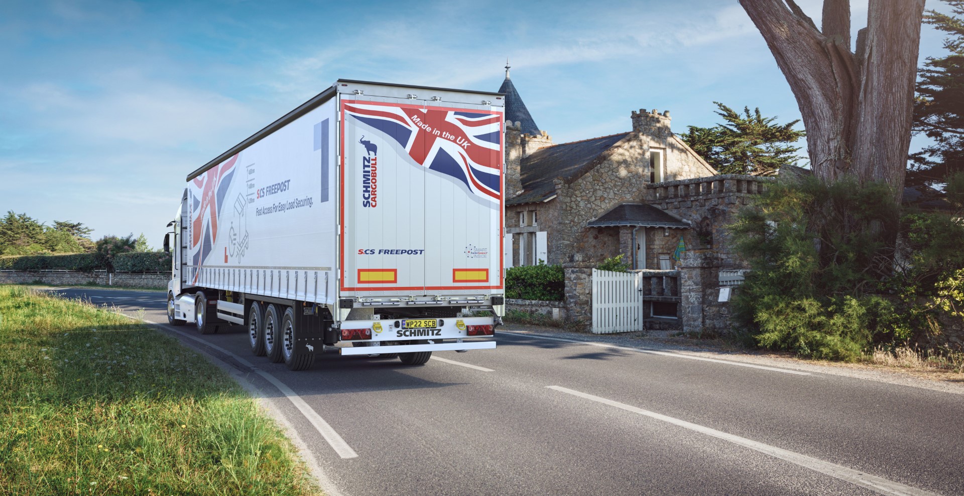 S.CS FREEPOST Sattelcurtainsider