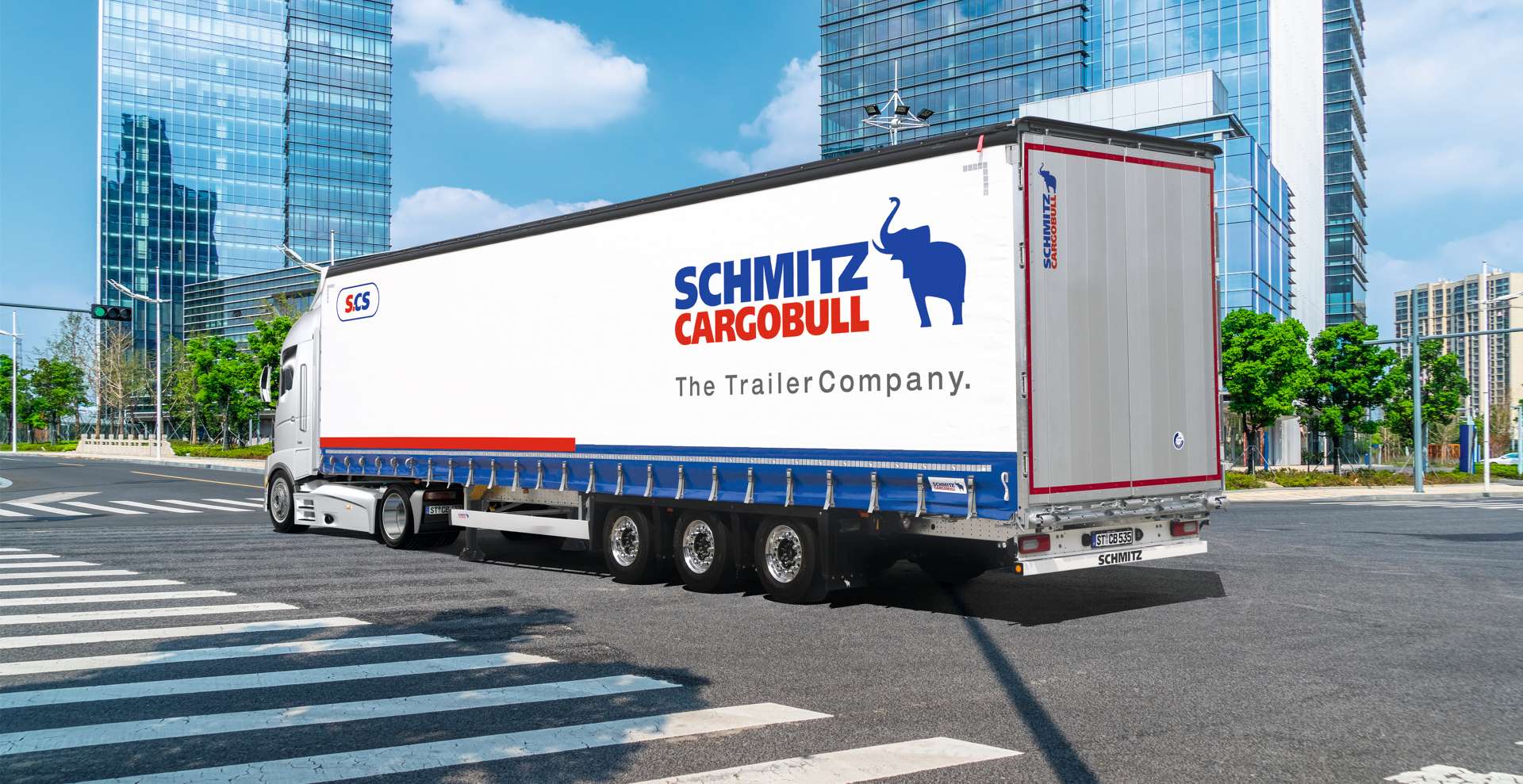 Der Sattelcurtainsider S.CS MEGA setzt den Standard im Volumen-Transport