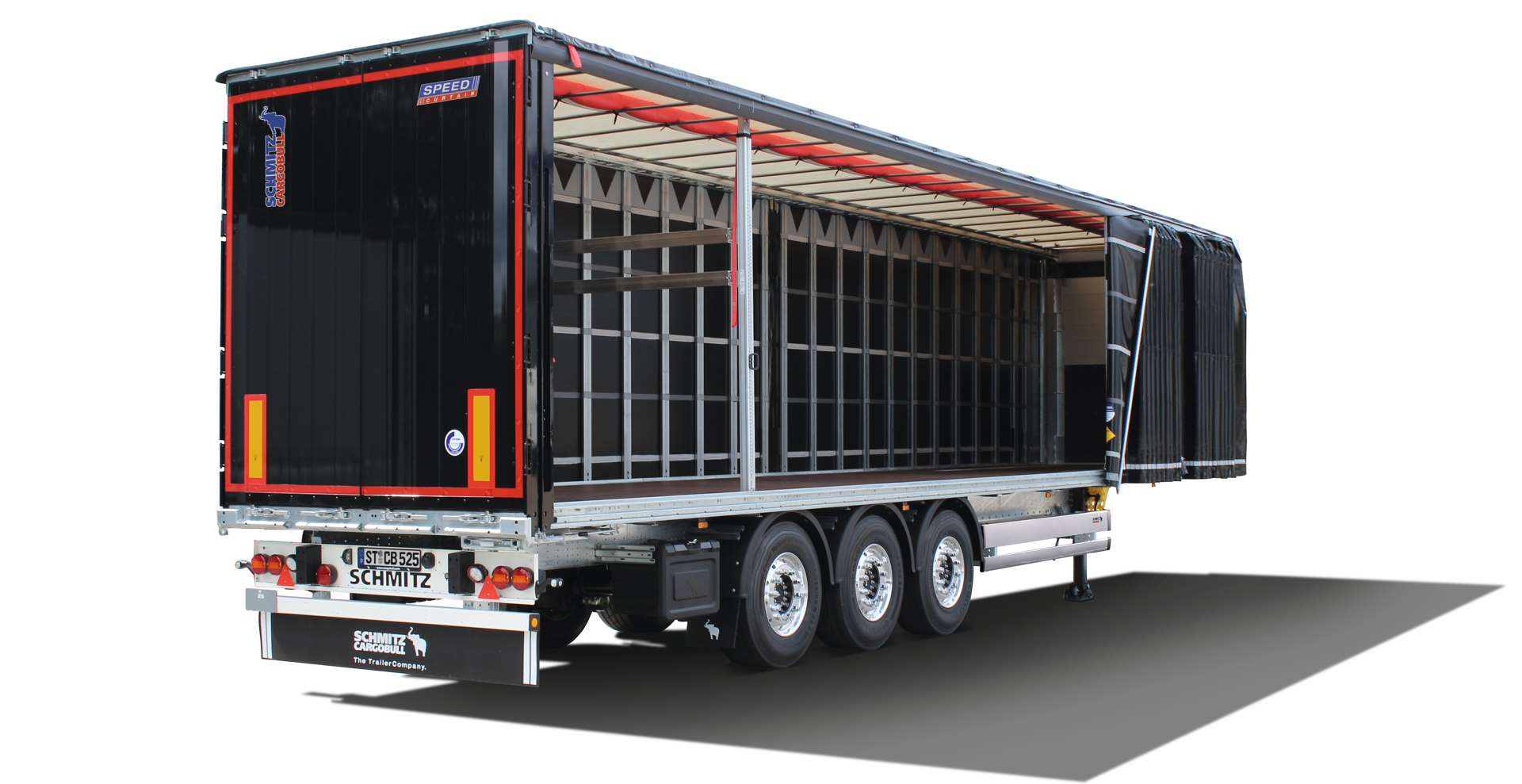 S.CS curtainsider semi-trailer with SPEED CURTAIN.