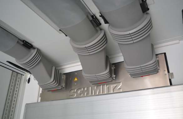 Verbindung zur Transportkältemaschine S.CU 