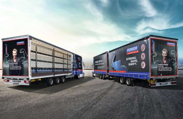 Lattenloser POWER CURTAIN für die Curtainsider