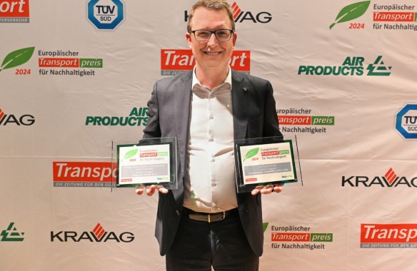Marnix Lannoije, Europäischer Transportpreis für Nachhaltigkeit 2024, S.KOe Cool, Retread Tyres, Preisverleihung, Award, Nachhaltigkeit
