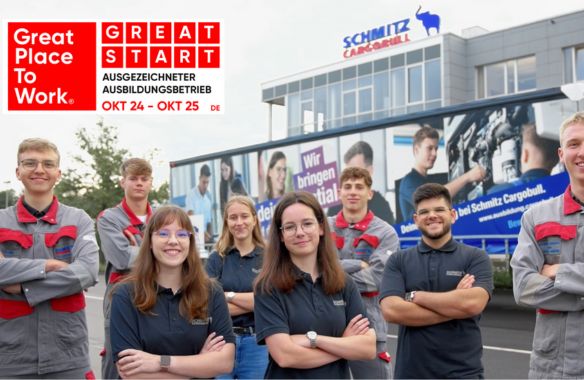 Great Place to  Work, Great Start, Schmitz Cargobull, Ausbildung, Ausbildungsbetrieb