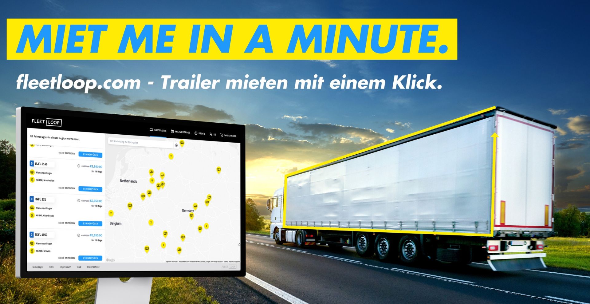Rent-a-Trailer einfach wie nie