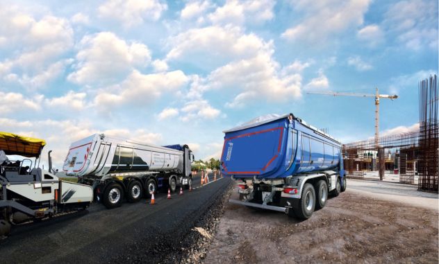 Ladeinfrastruktur, E-Zugmaschinen, Sattelkipper, Baubranche