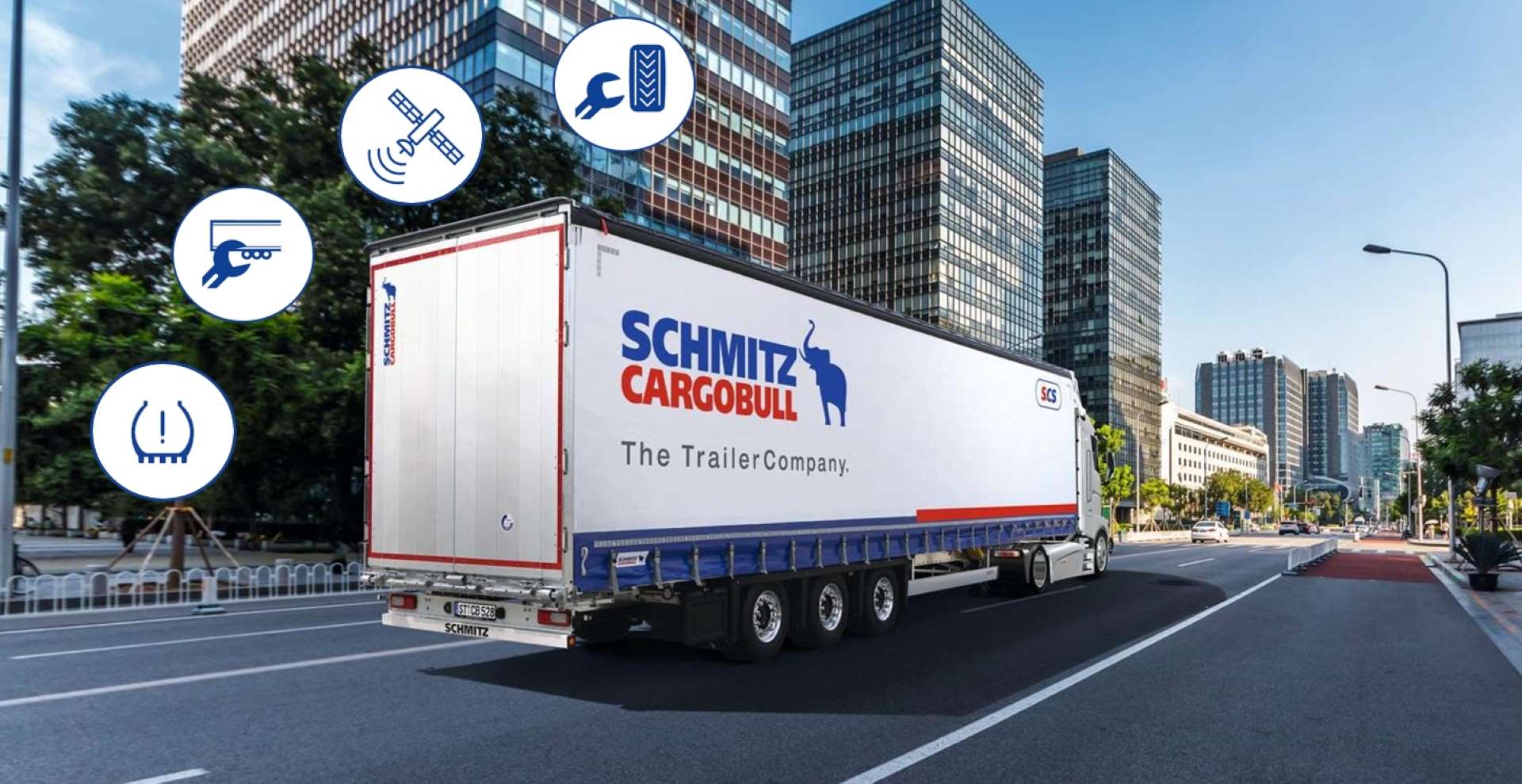 Sattelcurtainsider S.CS mit SERVICE PLUS Paket