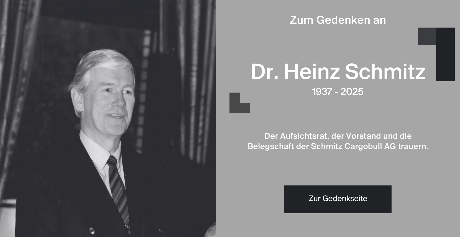 Nachruf Dr. Heinz Schmitz