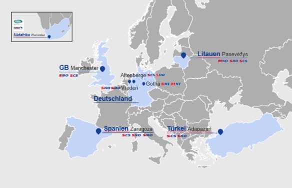 Produktionsstandorte Schmitz Cargobull