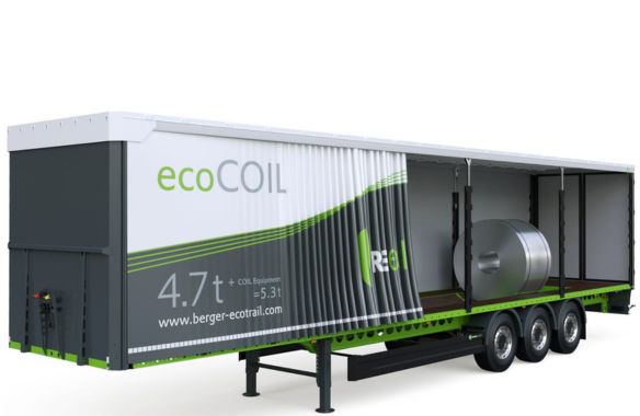 3-Achs Sattelanhänger mit Coilmulde,