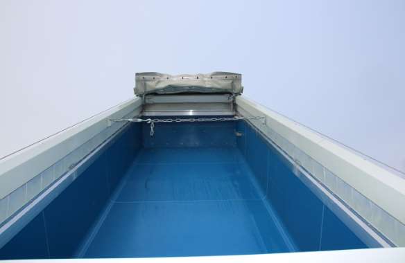 Kein Anhaften von Schüttgut 