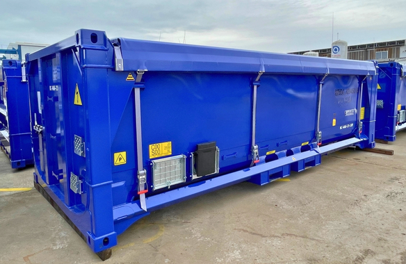 WKI Rollplane, Kipper, Wechsel-Kipp_Schüttgutcontainer