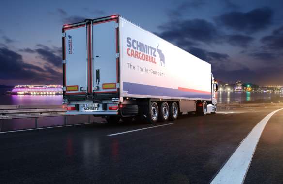 S.KO COOL SMART box body semi-trailer with integrated telematics