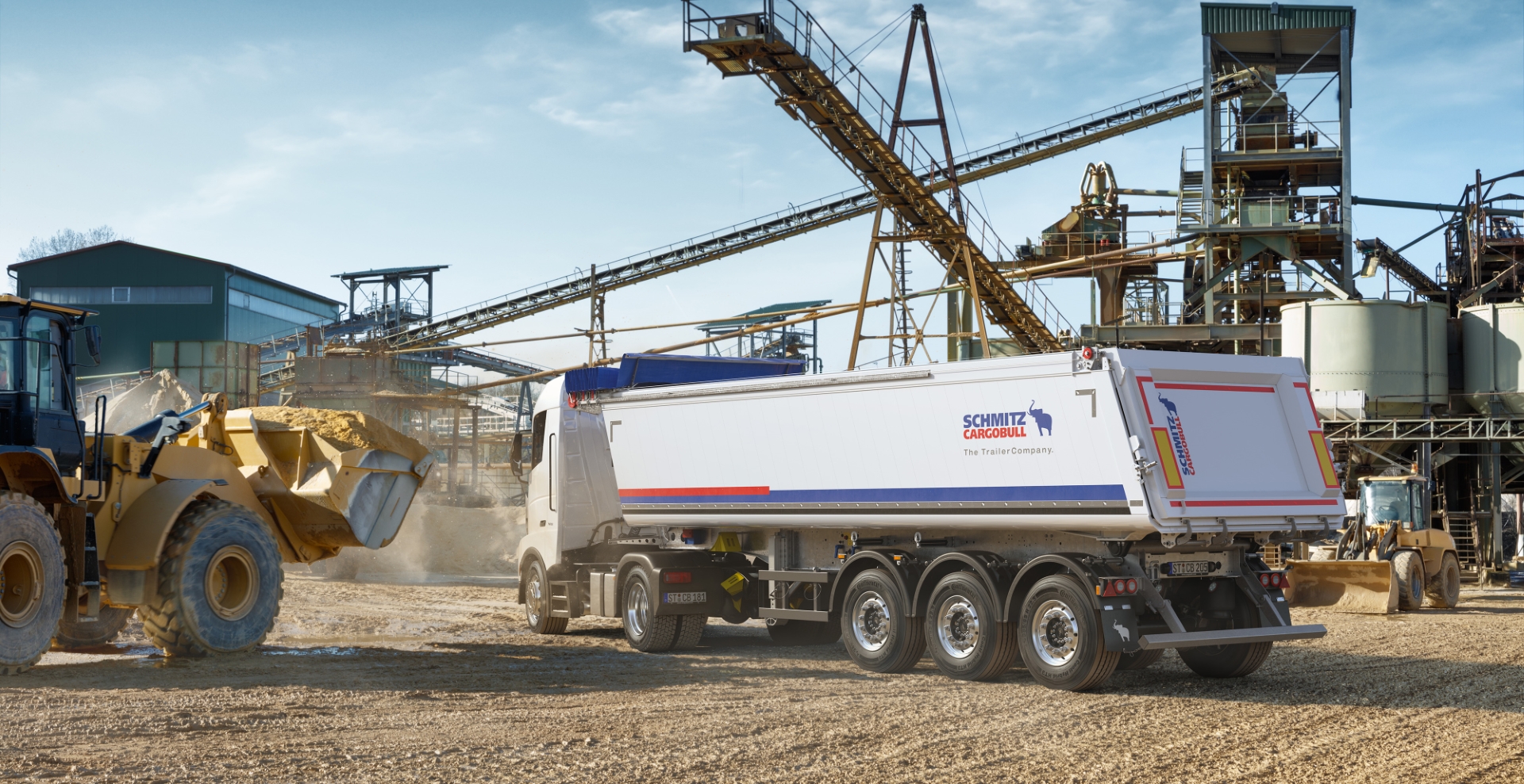 S.KI LIGHT tipper semi-trailer with aluminium box body