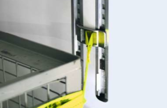 Load securing belts enable partial loads to be flexibly secured