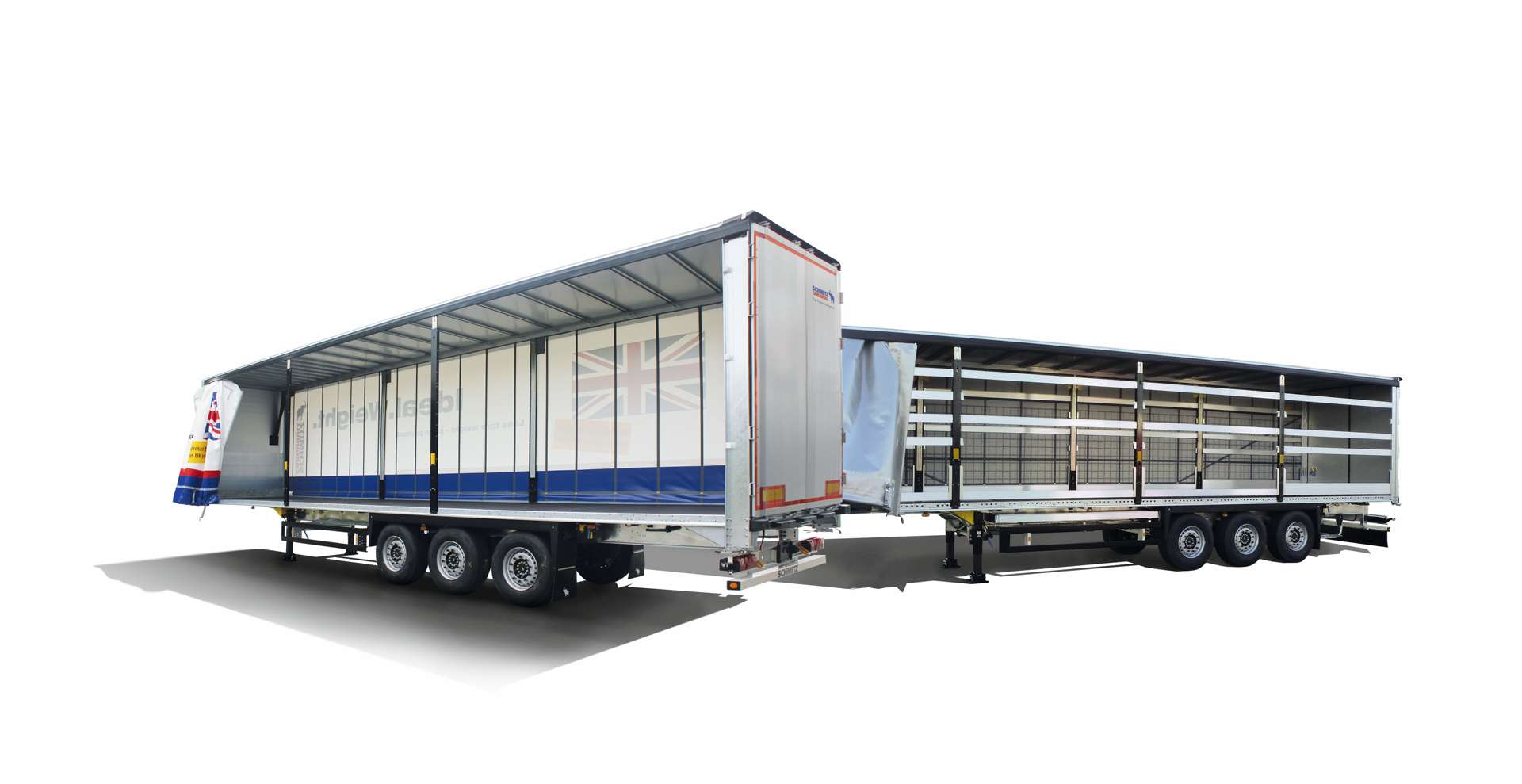 S.CS FIXED ROOF curtainsider semi-trailer with various load securing options