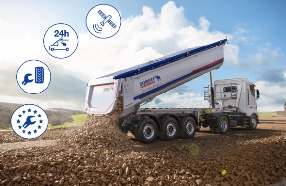 The SMART PLUS package for the S.KI tipper semi-trailer.