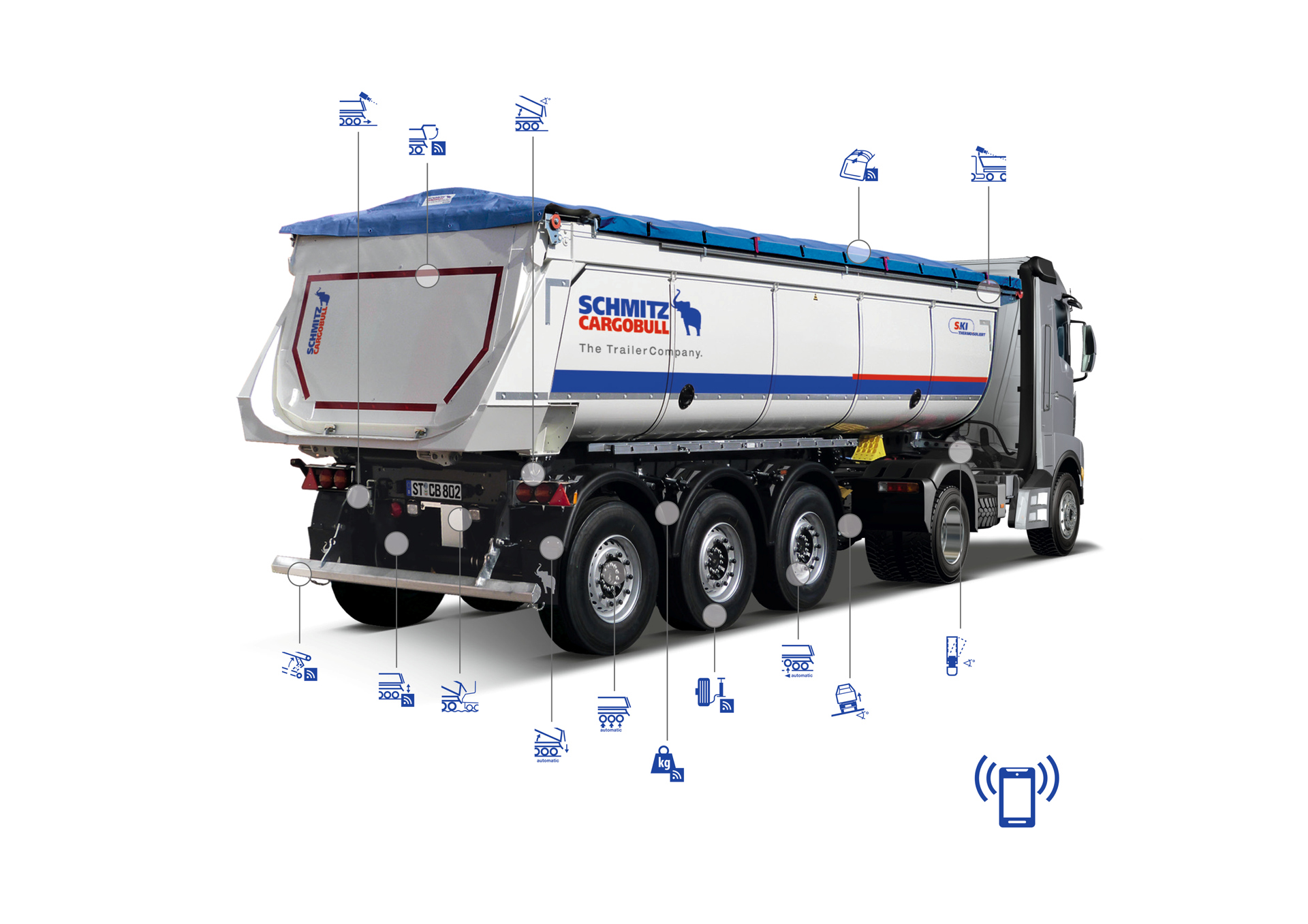 S.KI tipper semi-trailer with thermal insulation?