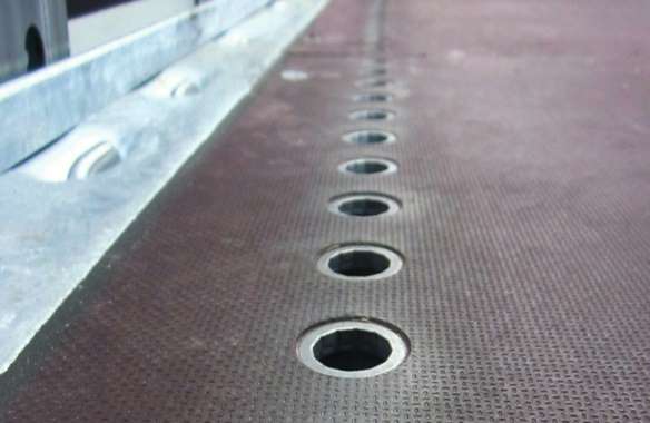 Floor securing sleeves