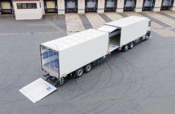 Organise efficient bulk transport with the M.KO Z.KO through-loading trailer